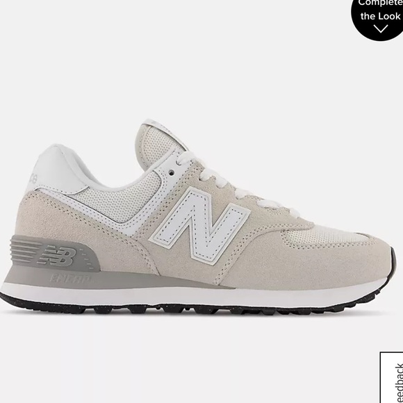 New Balance Shoes - NEW BALANCE GRAY AND WHITE CLASSIC 574 NEUTRAL SNEAKER SIZE 7